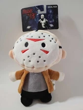 FRIDAY THE 13TH JASON Halloween Horror 9” Plush Dog Pet Squeaker Toy NWT