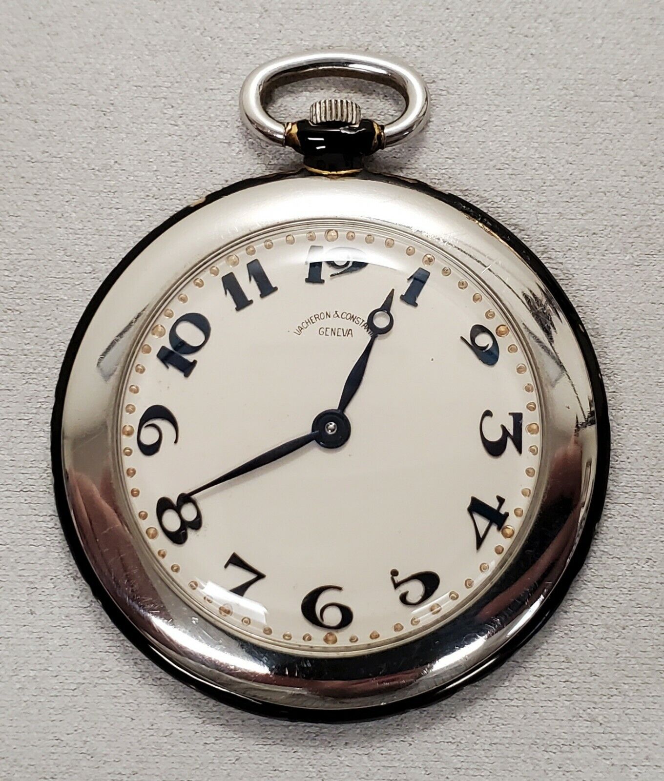 Vintage Art Deco Vacheron Constantin Platinum Pocket Watch Circa 1920's