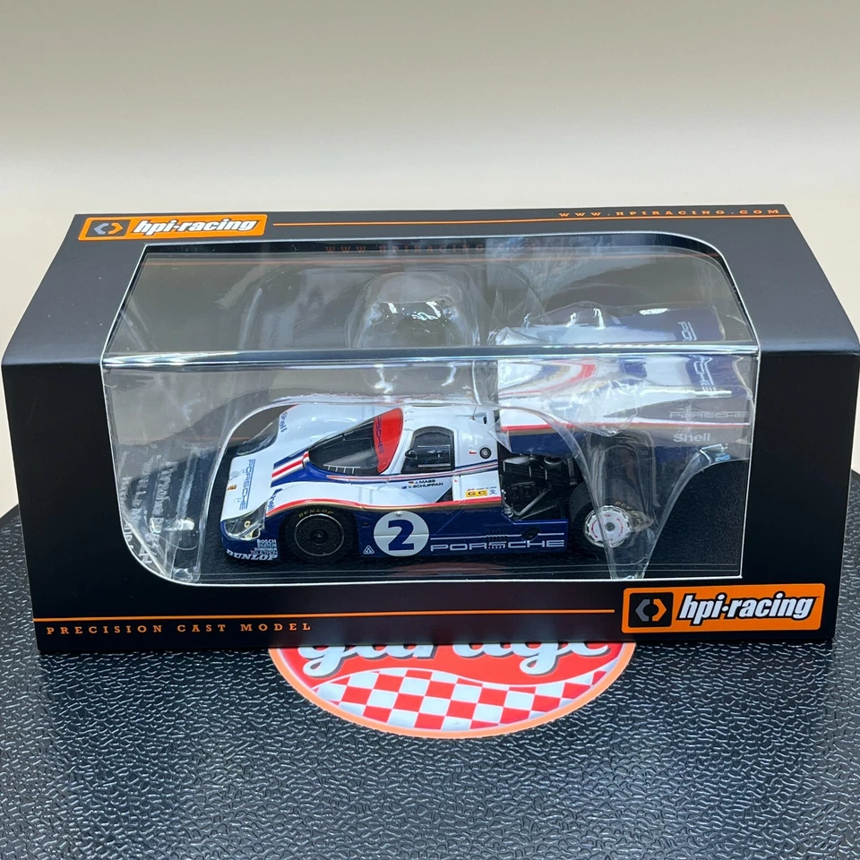 HPI 1/43 Porsche 956 LH 1982 Le Mans #2 resina modelo 8620 Foto 2 de 4