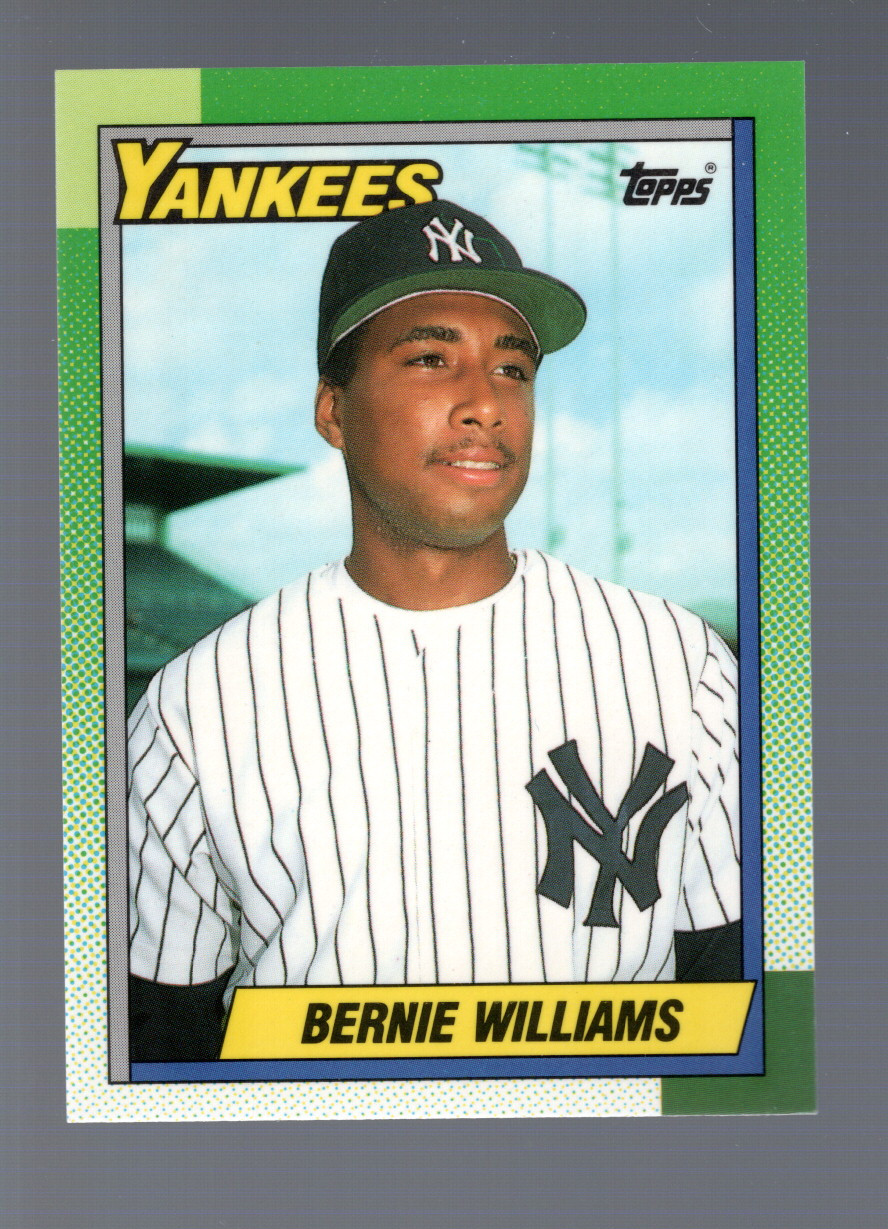 1990 Topps Tiffany Bernie Williams #701