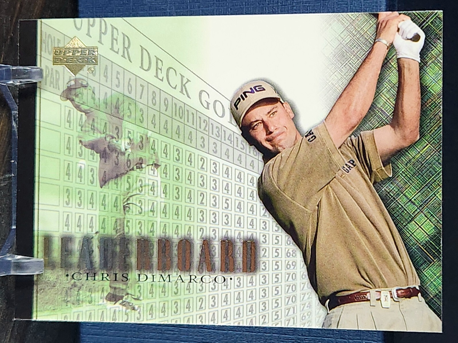 2001 Upper Deck Leaderboard Chris DiMarco #100 Rookie RC