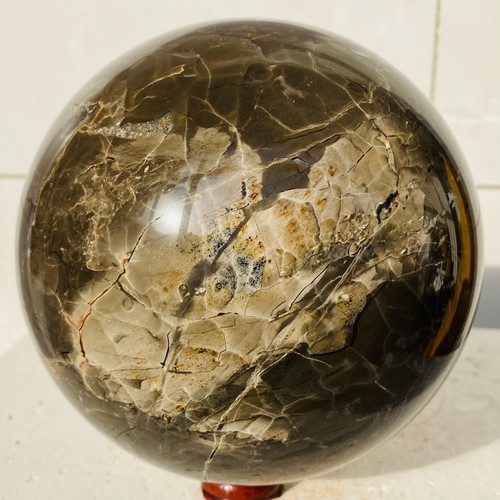 Natural Rare Volcanic Agate Crystal Sphere UV Reactive Gemstone Healing 4320g - Picture 13 of 16