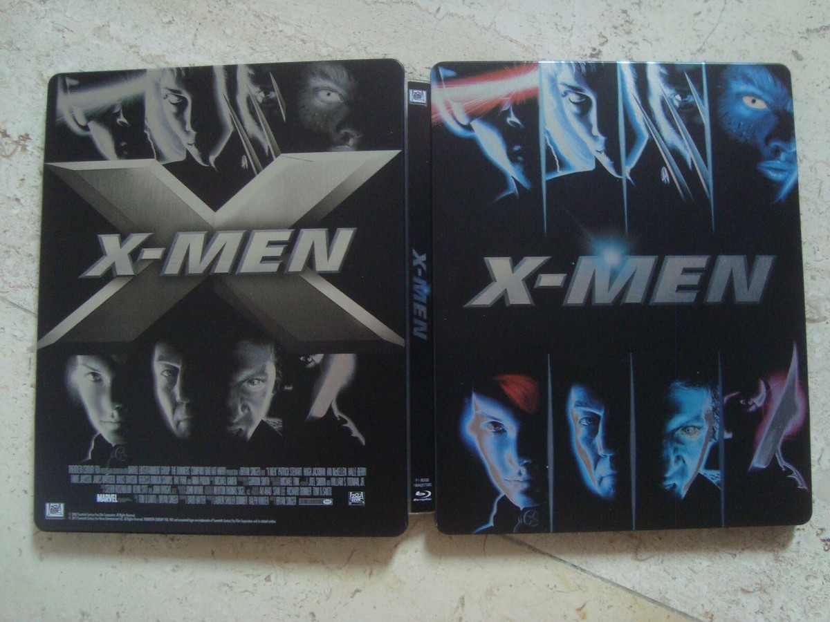 THE ORIGINAL X-Men 1-3 TRILOGY Blu-Ray ZAVVI *rare* THREE