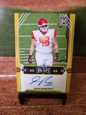 John Ridgeway 2022 Leaf Draft RC Auto #BA-JR3 GOLD SP 🔥  Cowboys