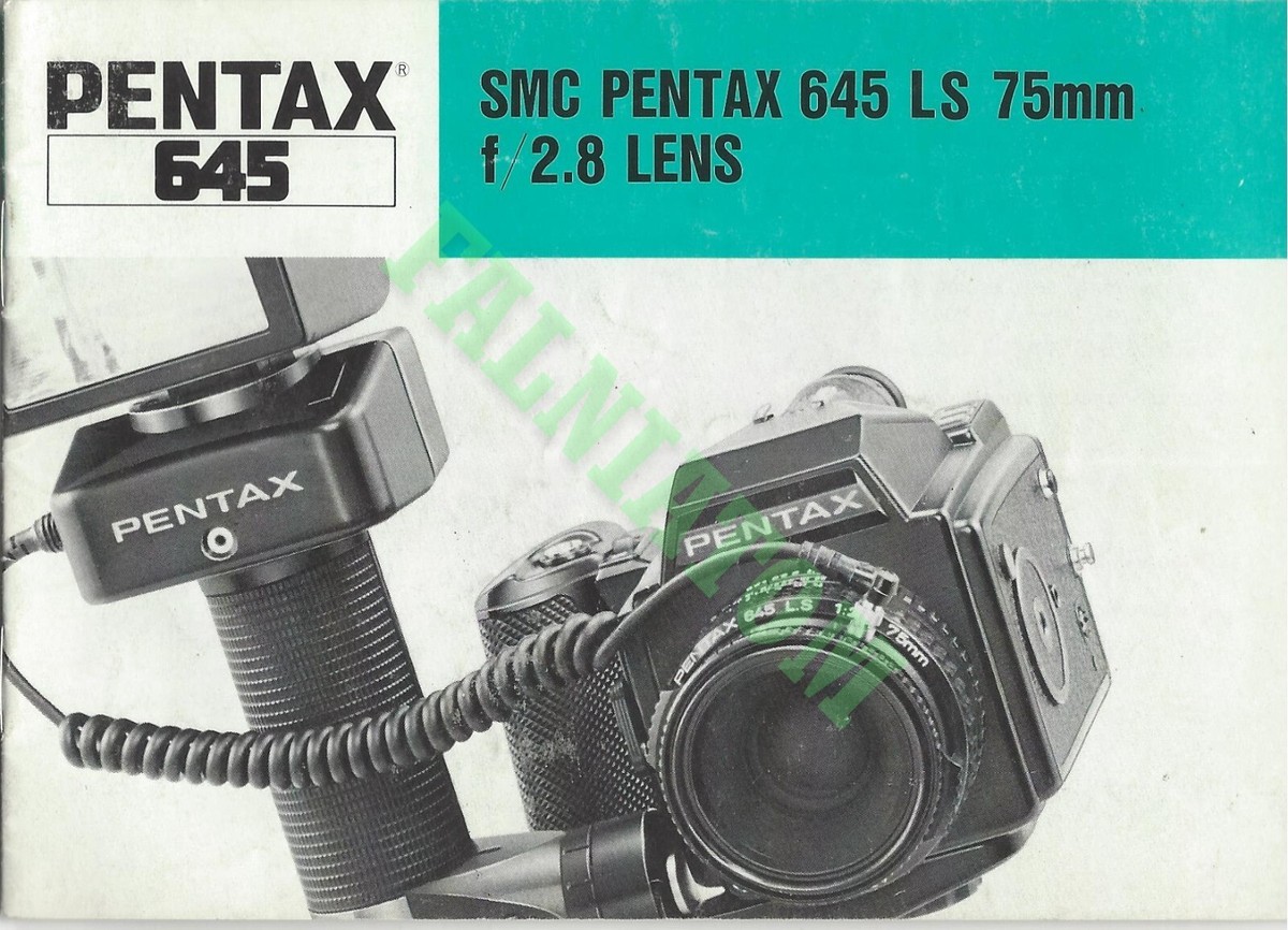 Vintage SMC Pentax 645 LS 75mm f2.8 Lens Manual | eBay Vintage SMC Pentax 645 LS 75mm f2.8 Lens Manual | eBay