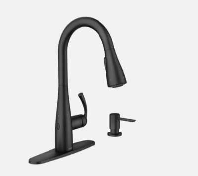 Moen 87014EWSBL Touchless 1-Handle Pull-Down Kitchen Faucet Black
