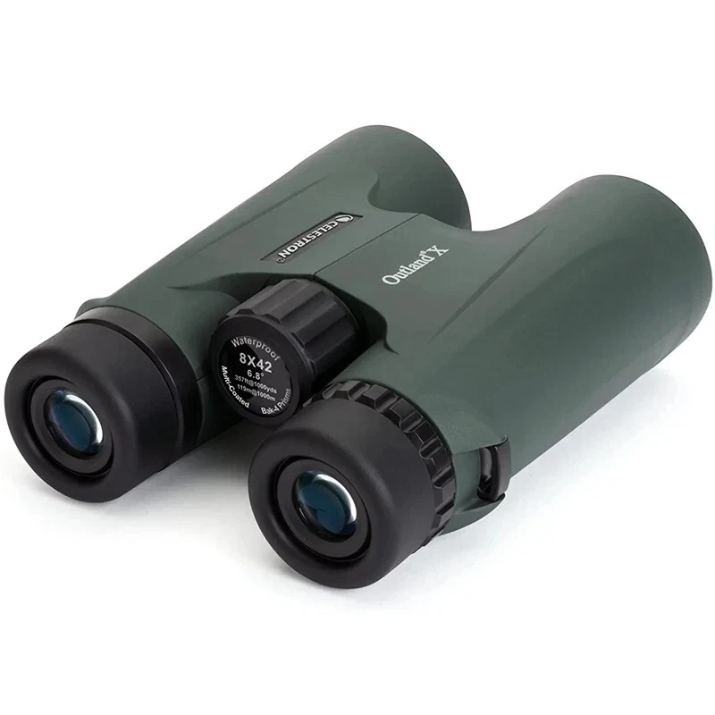 Celestron Outland X 8x42 10X42 Green Binoculars Waterproof & Fogproof Binoculars - Image 2 of 4