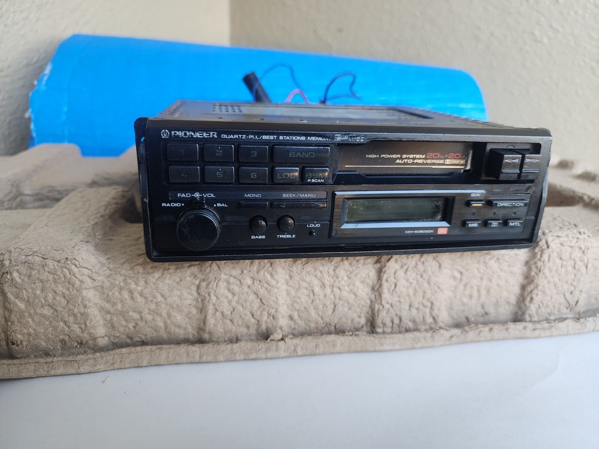 PIONEER KEH 6080 AmFm QR Cassette Stereo SALEEN MUSTANG 1988 EURO