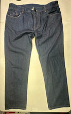 Pantalones de mezclilla rectos azul oscuro Barbour International Cyclone ajustados para hombre talla 38