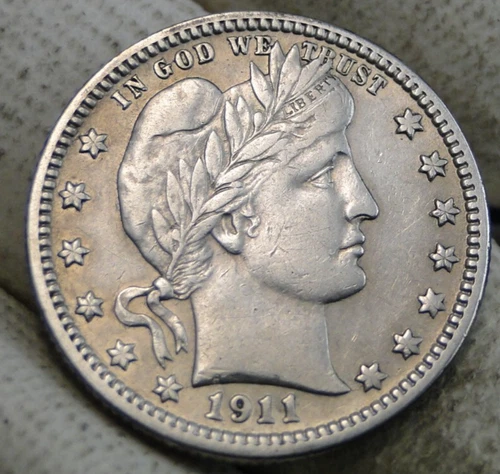 1911d  Barber Quarter