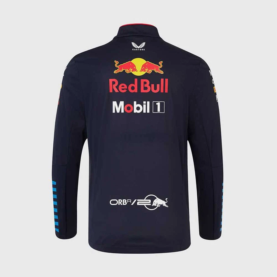 Red Bull Racing F1 Team SoftShell Jacket 2024 Navy - Image 2 of 4