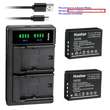 Kastar Battery LTD2 USB Charger for Fujifilm NP-W126s FUJIFILM X-S10 XS10 Camera