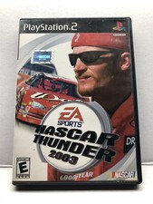 NASCAR Thunder 2003 (Sony PlayStation 2, 2002) Complete w/ Manual - Tested