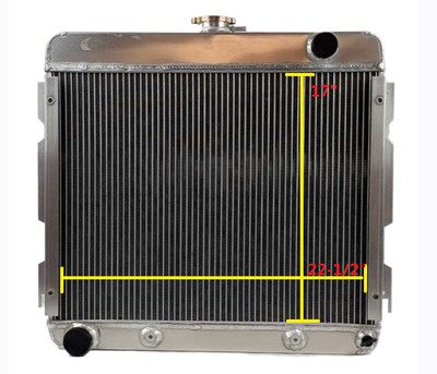 Aluminum Radiator For 1970-1972 Dodge Dart Plymouth Duster Valiant Big Block V8