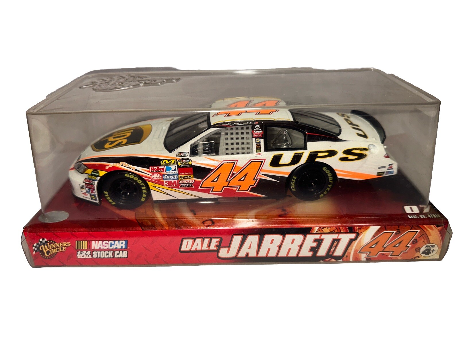 2007 Winner's Circle NASCAR #44 Dale Jarrett UPS Toyota Camry White Scale 1:24