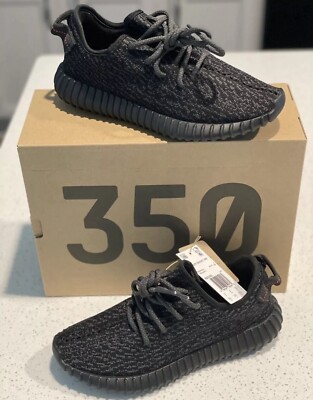 Adidas Yeezy Boost 350 Pirate Black BB5350 Men's Size 4 1/2 UK4 Eu 36 - NEW