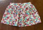 Carters Baby Girls Colorful Floral Elastic Waist Pull-On Skirt Multi 12 M NWT