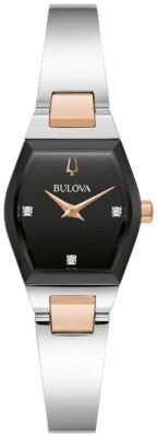 New Bulova Bulova Gemini Ladies Stainless Steel  98P216