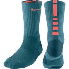 Nike Elite Basketball Crew Socks - Blue Pink -  SMALL  - SX3693-488