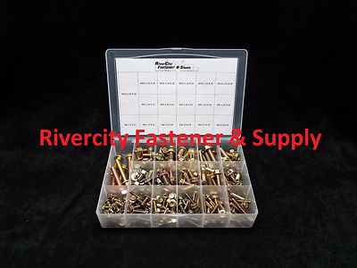 J.I.S Flange Bolt / Screw Assortment Kit M6, M8, M10 Metric Grade