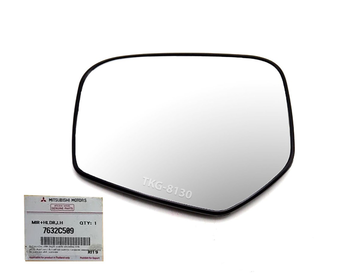 LH Side Mirror Glass Lens 7632C509 For Mitsubishi Triton L200 2015