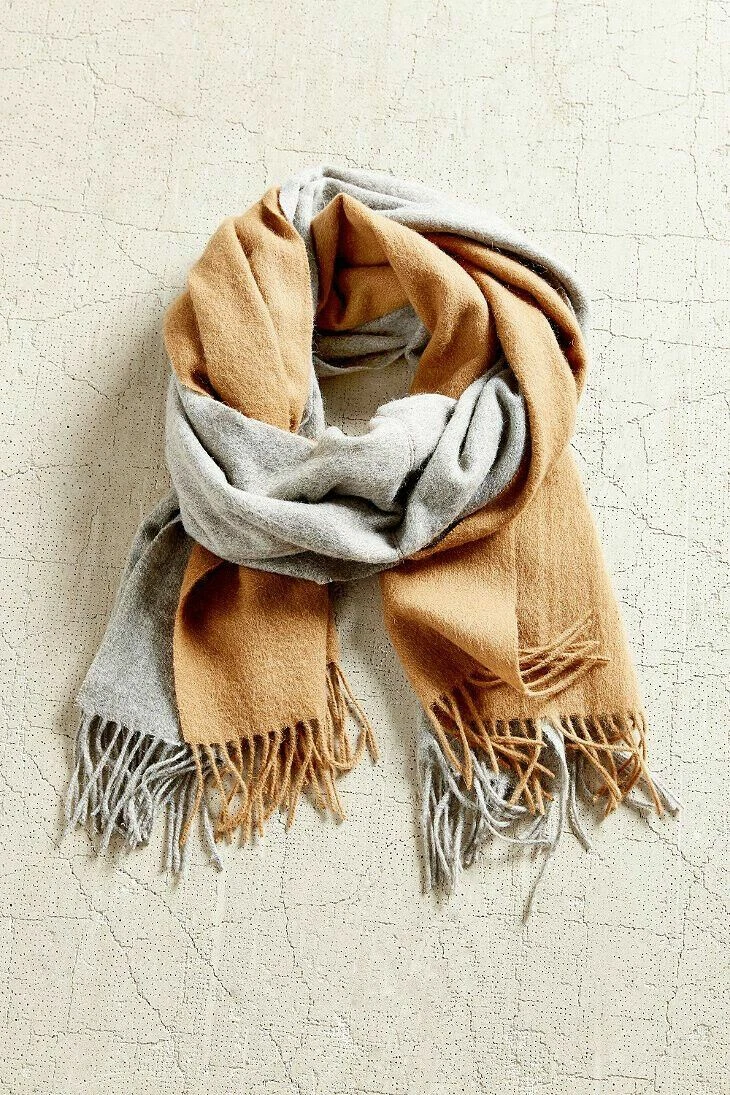 Donni Charm Women's Color Block Scarf One Size Natural Donni Mix Stylish Winter