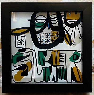 David Le Batard  (Lebo) Four Seasons Series-Summer, Acrylic Painting Framed COA