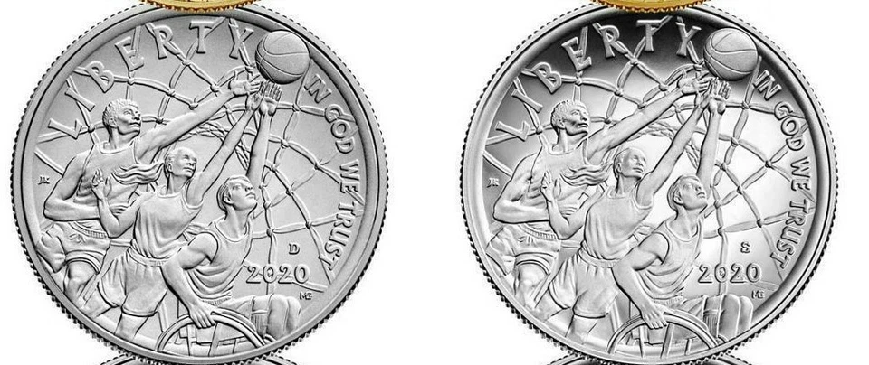 2020-D & S FDOI MS70 & PR70 JUSTIN KUNZ SIGNED USA BASKETBALL HOF PCGS 2 Coin - Image 3 of 4