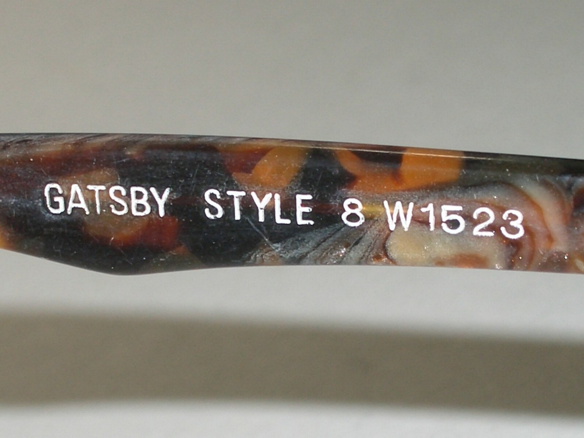 VINTAGE B&L RAY BAN W1523 MOSAIC TORT/GOLD COMBO G15 GATSBY STYLE
