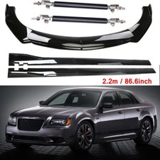For Chrysler 300 C S Srt8 Front Bumper Lip Splitter Side Skirts Body Kit Parts For Chrysler 300 C S Srt8 Front Bumper Lip Splitter Side Skirts Body Kit Parts