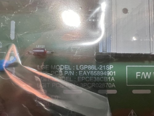 Scheda di alimentazione TV LG 86QNED80URA LGP86L-21SP EPCE38CB1A EAY65894901 - Foto 2 di 2