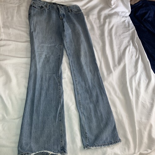 Cruel Girl Low Rise Slime Boot Cut Size 3L Lite Destressed