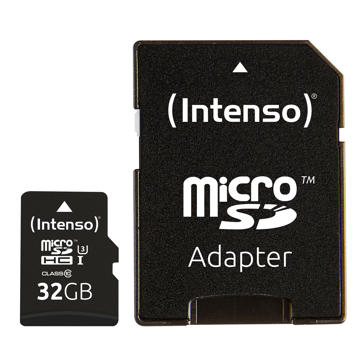 Профессиональная карта памяти Intenso 32 ГБ microSD Speicherkarte в комплекте. Адаптер для SD-карты
