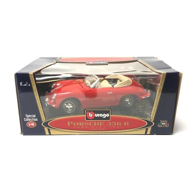 1961 Cabriolet Porsche 356 B Burago 1/18 scale model