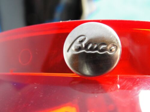 Vintage Original Buco Guardian Half Motorcycle Helmet w/ Chin Strap & NOS Visor. - Picture 2 of 18