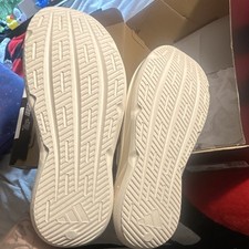 adidas Lightblaze Slide Men's Sandals Beige/Black Rubber US 9 JS3586