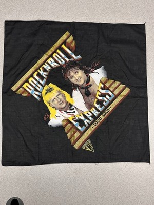 VINTAGE & NWOT  Rock   & Roll Express Bandana/scarft. 1985/86 starcade Souvenir