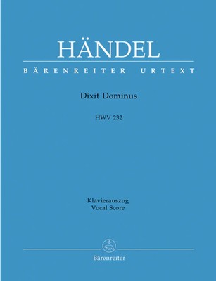Georg Friedrich Händel | Dixit Dominus HWV 232 | Latein (2012) | Klavierauszug
