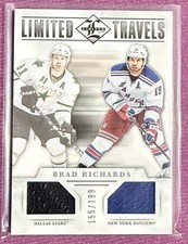 2012-13 Limited Travels Dual Jerseys #TDBR Brad Richards 155/199