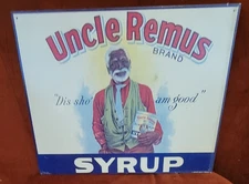 Uncle Remus Syrup Tin Metal Sign 16. 1/8" X 12. 1/8"
