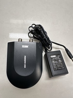 TERK Mini RF Modulator w/ Original 9V Power Adapter 