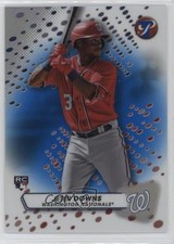 2023 Topps Pristine Blue Refractor 28/75 Jeter Downs #218 14oa