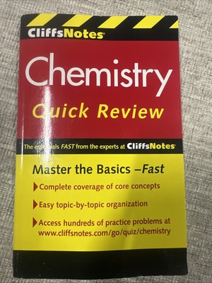 Chemistry Quick Review CliffsNotes