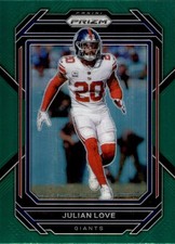 2022 Panini Prizm - Julian Love #220 Green Prizm