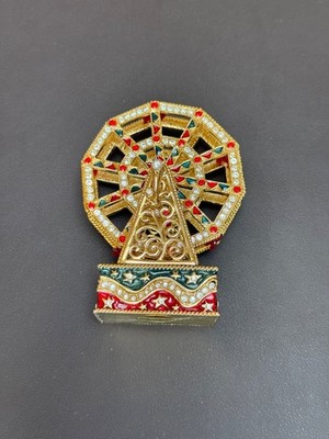 Estee Lauder Ferris Wheel 2000 Solid Perfume Compact In Both
