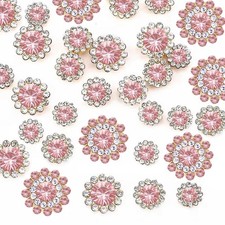 100pcs Sew on Rhinestones Crystals Glass Gems Metal Claw Mixed 8mm 10mm 12mm ...