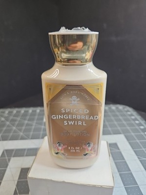 Bath & Body Works Spiced Gingerbread Swirl Body Lotion 8 oz Shea Butter 24 hr