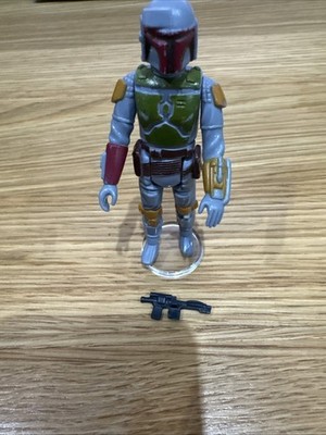 Vintage Star Wars Figur Boba Fett 1979 mit Waffe Retro selten