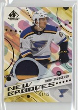 2025 SP Game Used Edition New Grooves 1/15 Jimmy Snuggerud Rookie Patch RC zp8