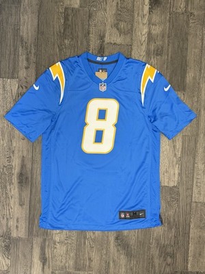 Los Angeles Chargers Omarion Hampton Powder Blue Nike Jersey NWT Size Medium